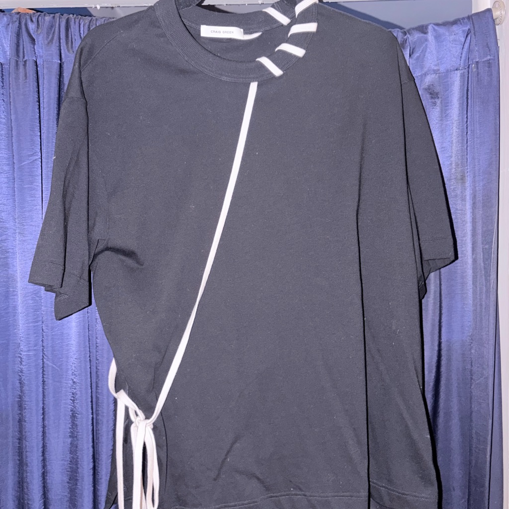 Craig Green Men’s Asymmetrical Lace Shirt